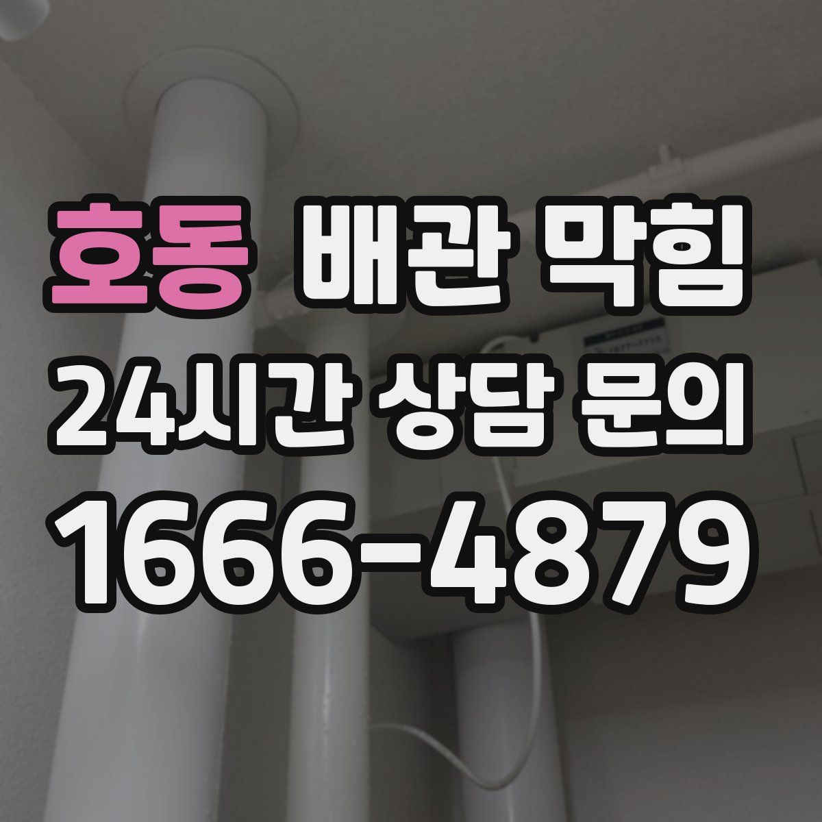 호동 배관 막힘