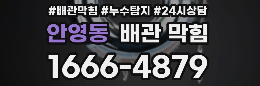 안영동 배관 막힘