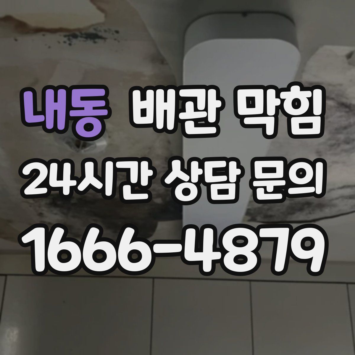 내동 배관 막힘