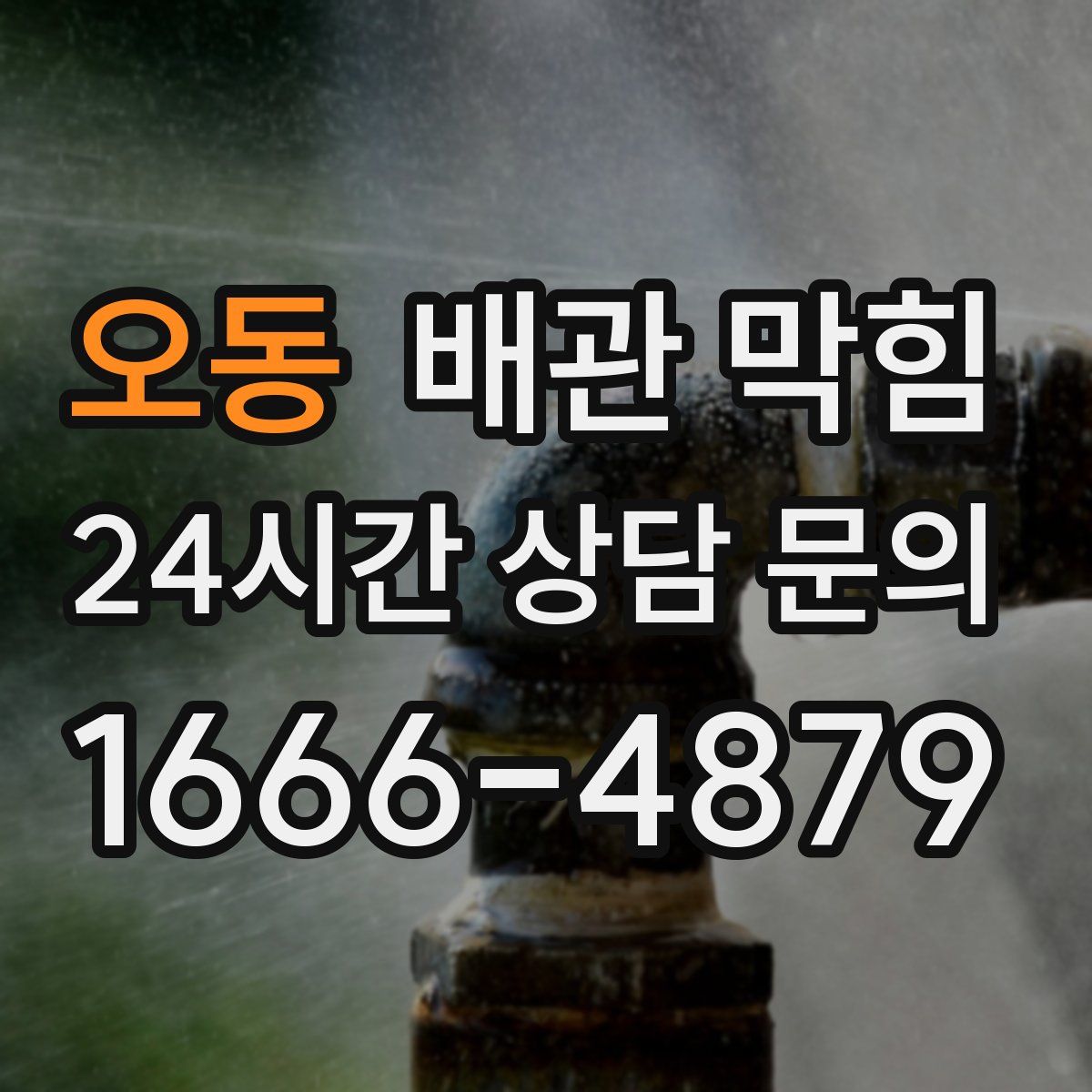 오동 배관 막힘