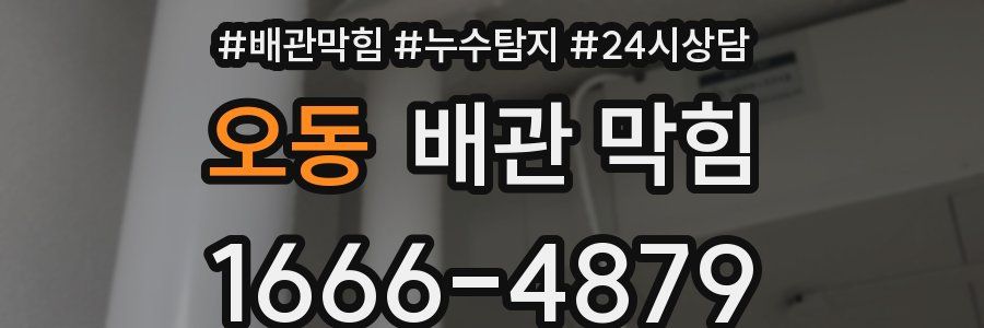 오동 배관 막힘