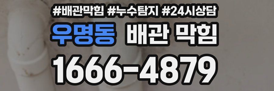 우명동 배관 막힘