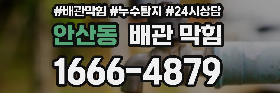 안산동 배관 막힘