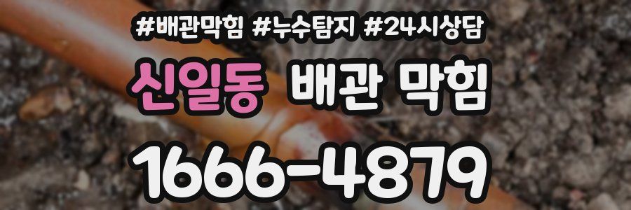 신일동 배관 막힘