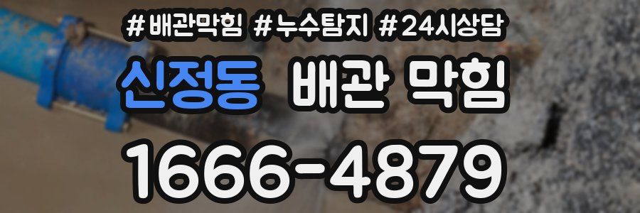 신정동 배관 막힘