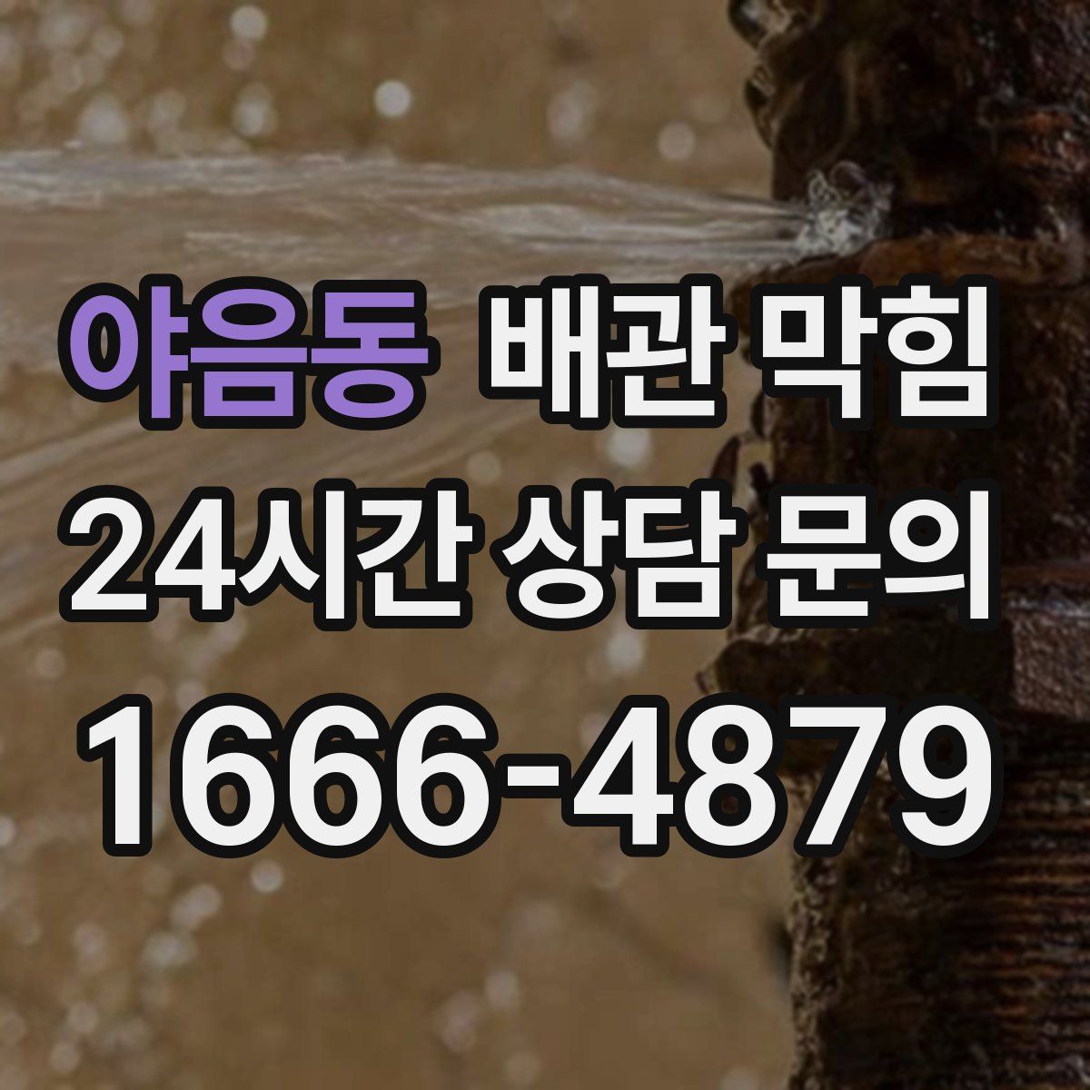 야음동 배관 막힘