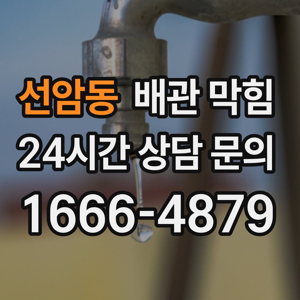 선암동 배관 막힘