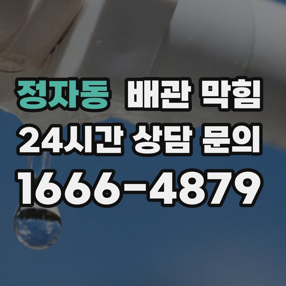 정자동 배관 막힘