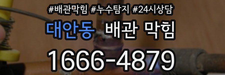대안동 배관 막힘