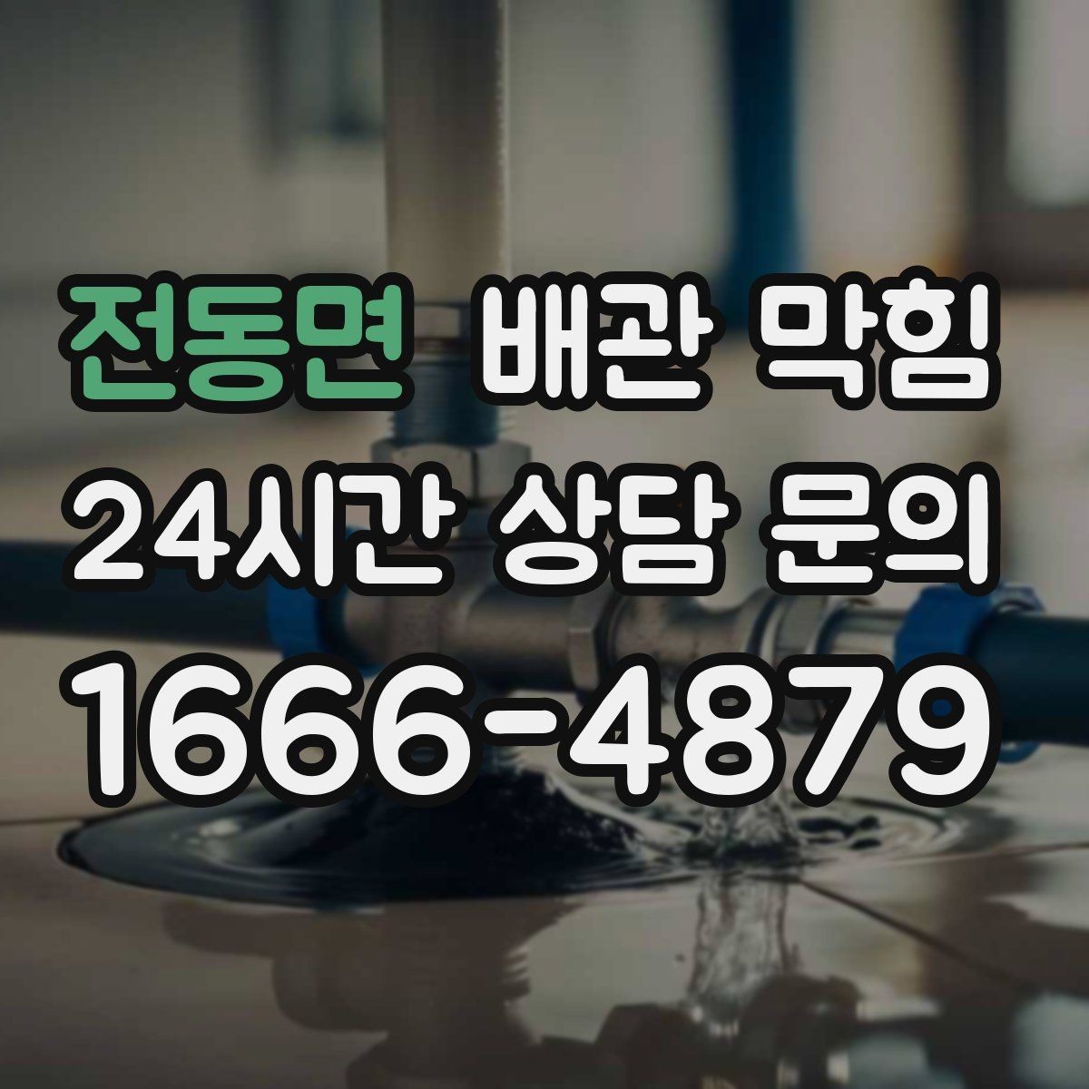 전동면 배관 막힘 배수관 트랩이 막혔을 때 나타나는 증상
