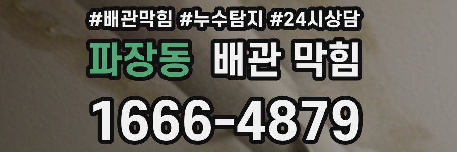 파장동 배관 막힘