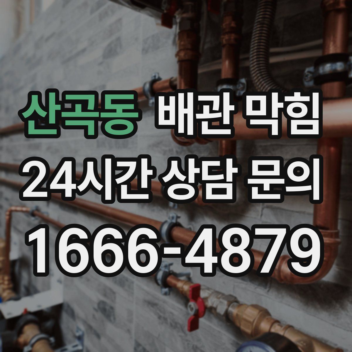 산곡동 배관 막힘