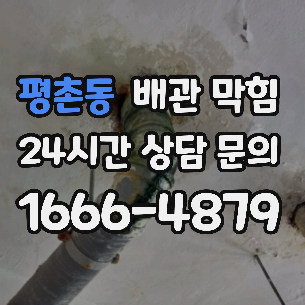 평촌동 배관 막힘 물은 잘 내려가는데 냄새만 날 때 원인