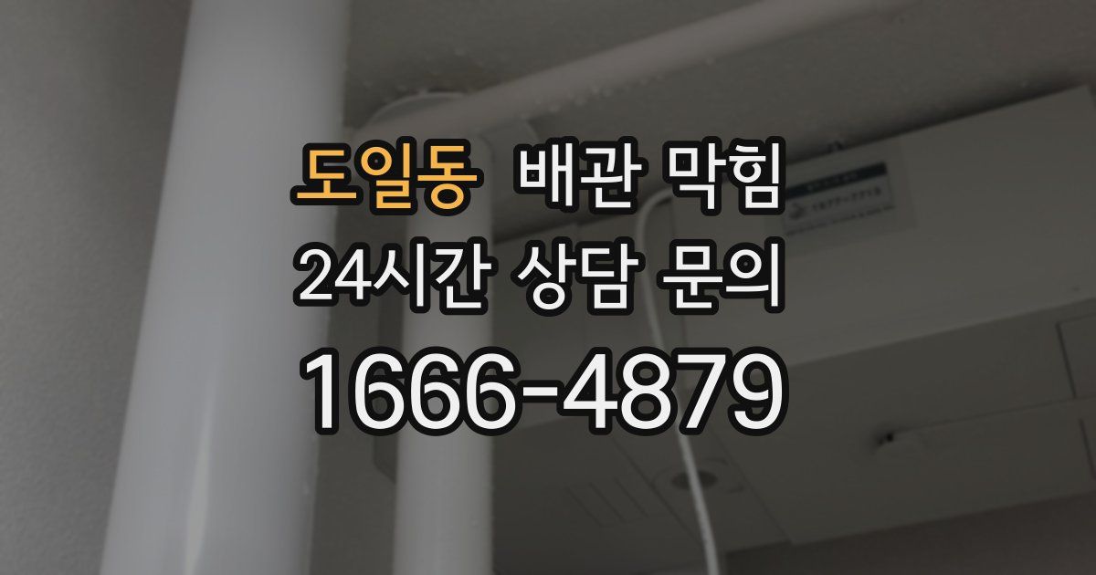 도일동 배관 막힘