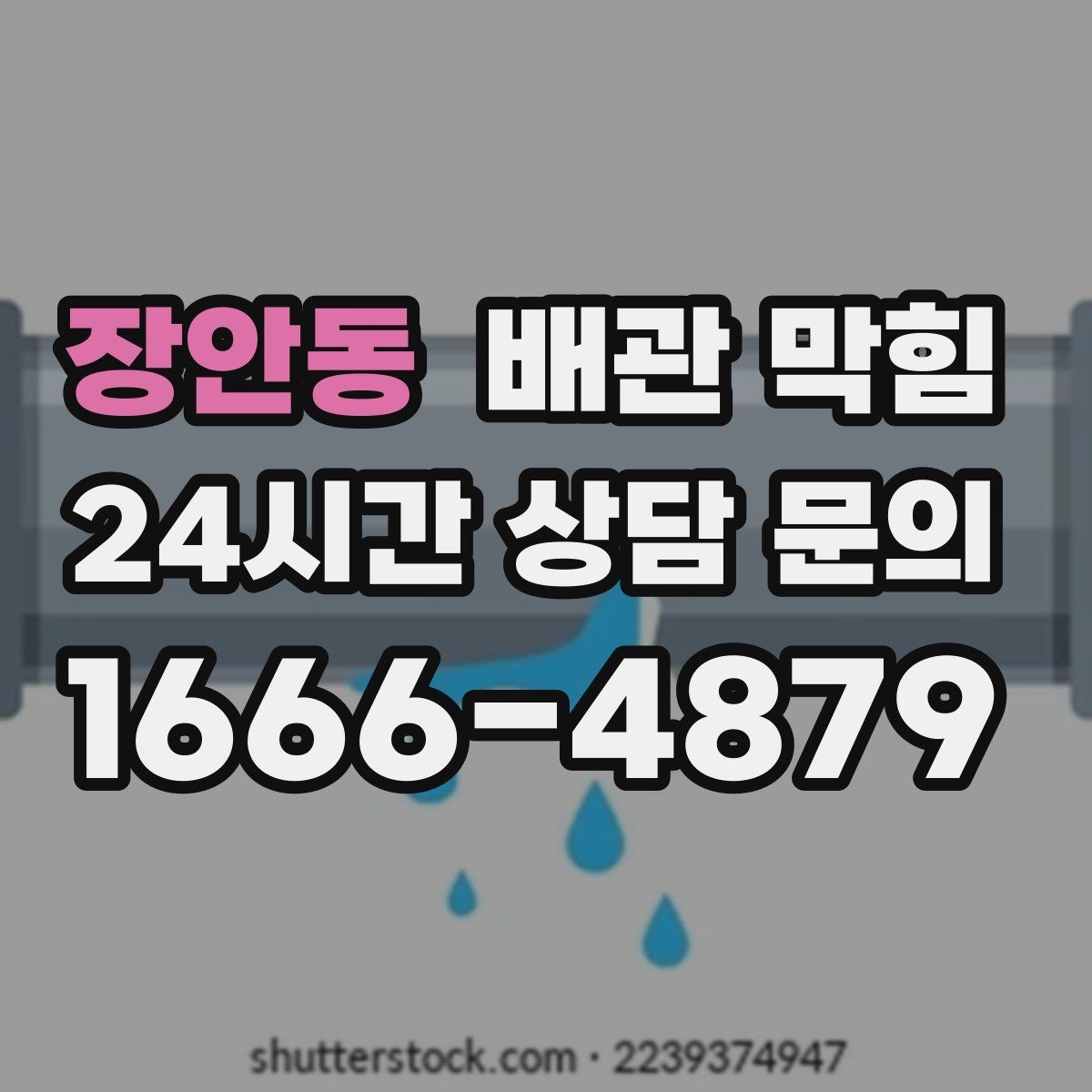 장안동 배관 막힘 샤워 후 바닥 배수가 느려졌다면
