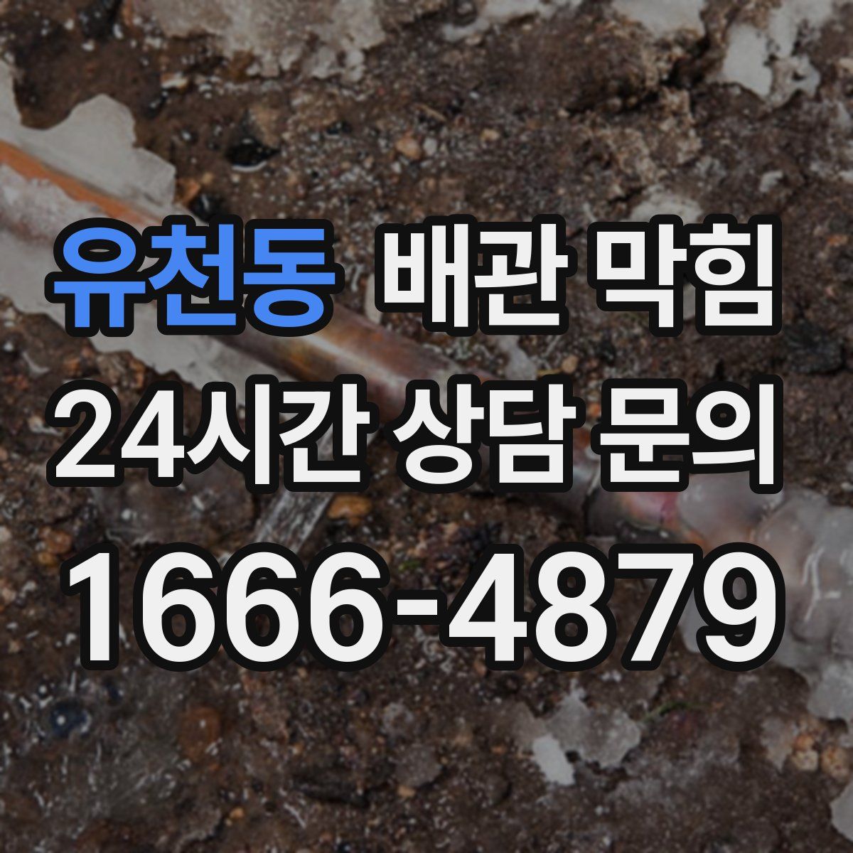 유천동 배관 막힘