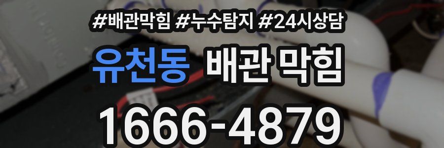 유천동 배관 막힘