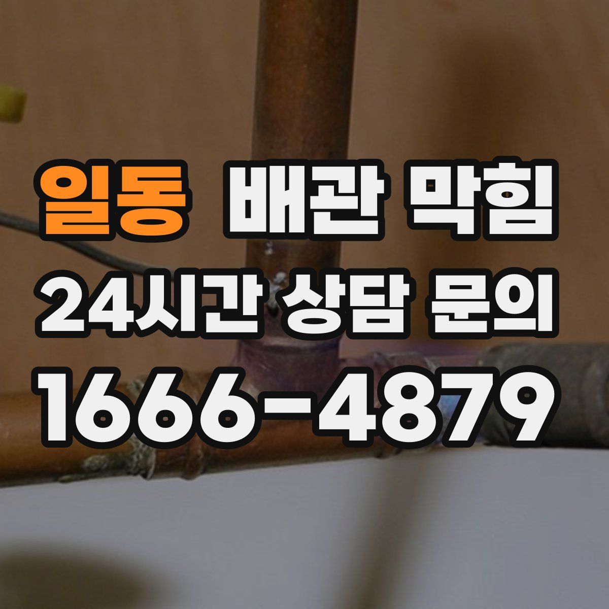 일동 배관 막힘