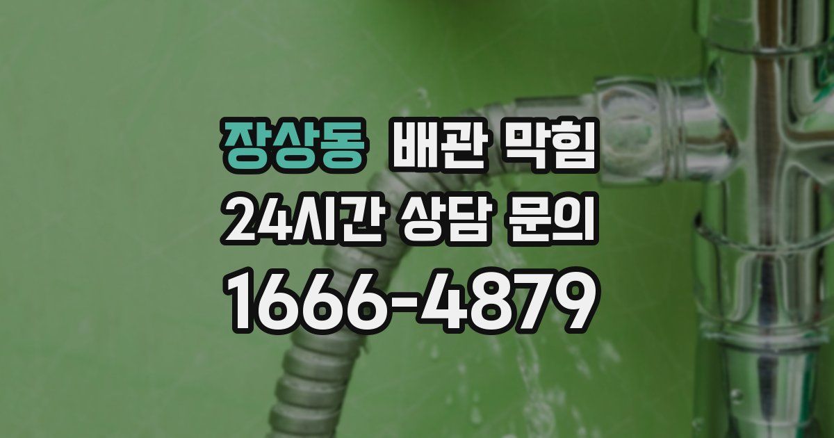 장상동 배관 막힘