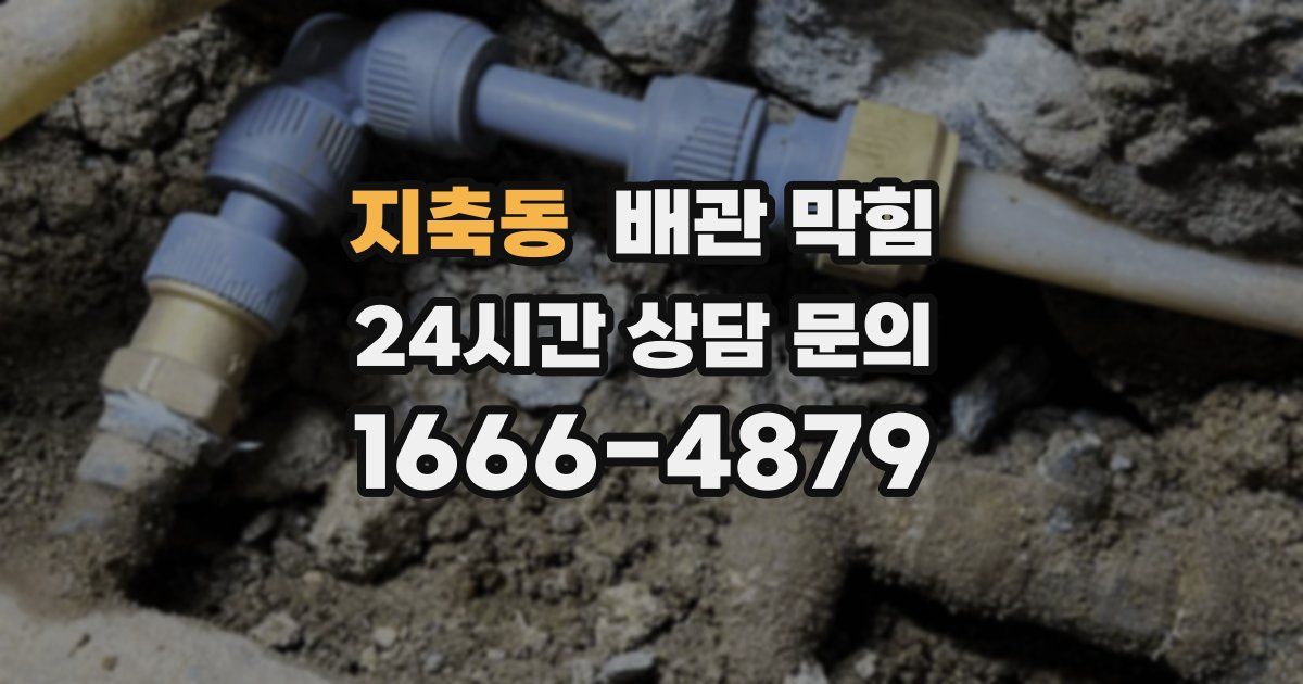 지축동 배관 막힘