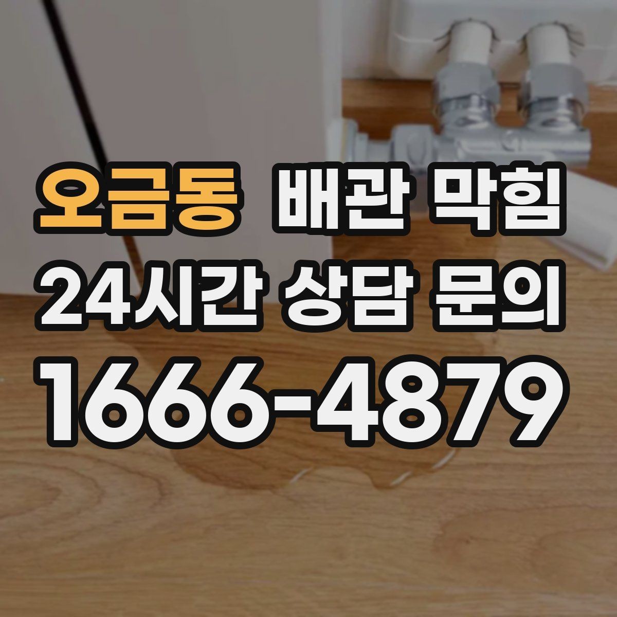 오금동 배관 막힘 배수구에서 검은 찌꺼기가 올라오면
