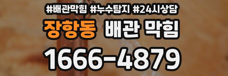 장항동 배관 막힘