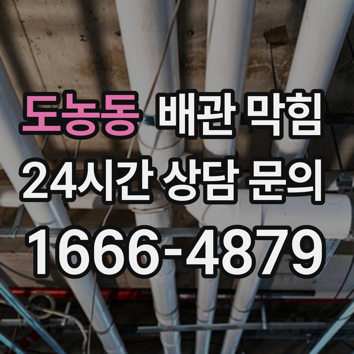 도농동 배관 막힘