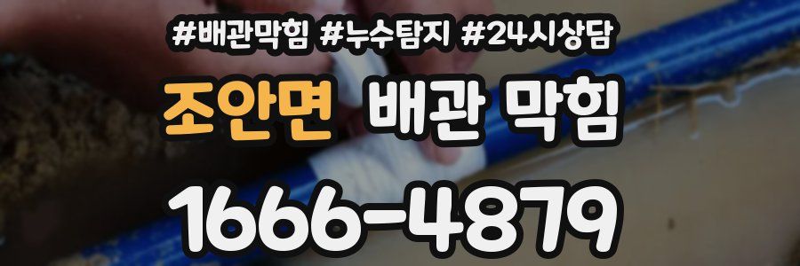 조안면 배관 막힘