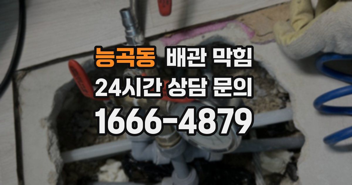 능곡동 배관 막힘