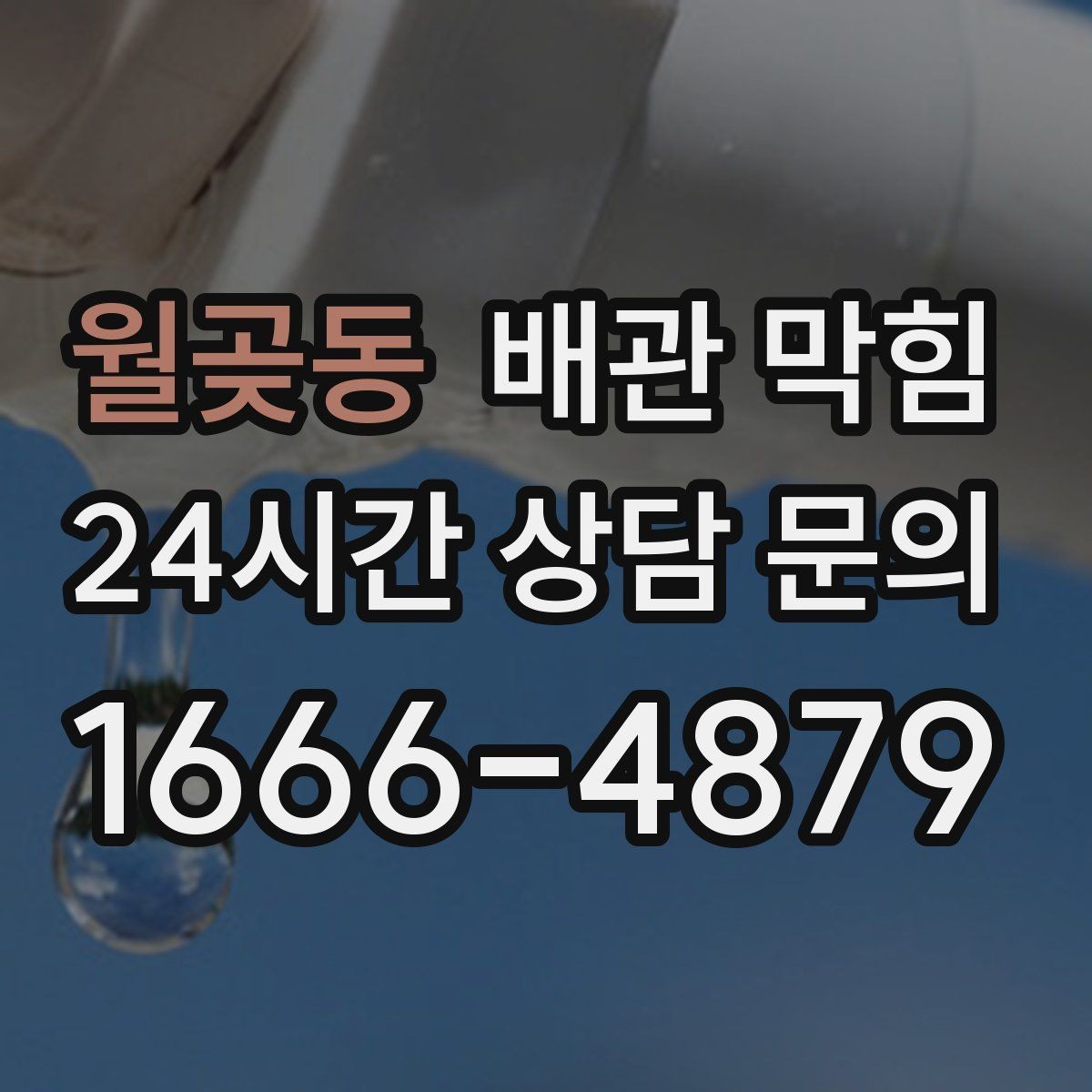 월곶동 배관 막힘 뚫어뻥으로 해결될지 판단하는 기준