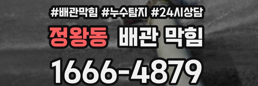 정왕동 배관 막힘