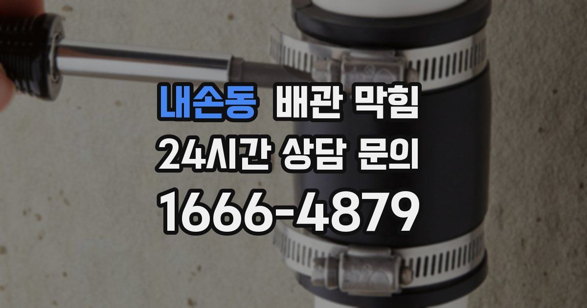 내손동 배관 막힘