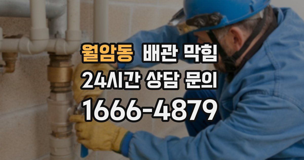 월암동 배관 막힘