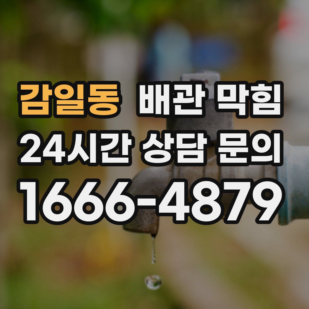 감일동 배관 막힘