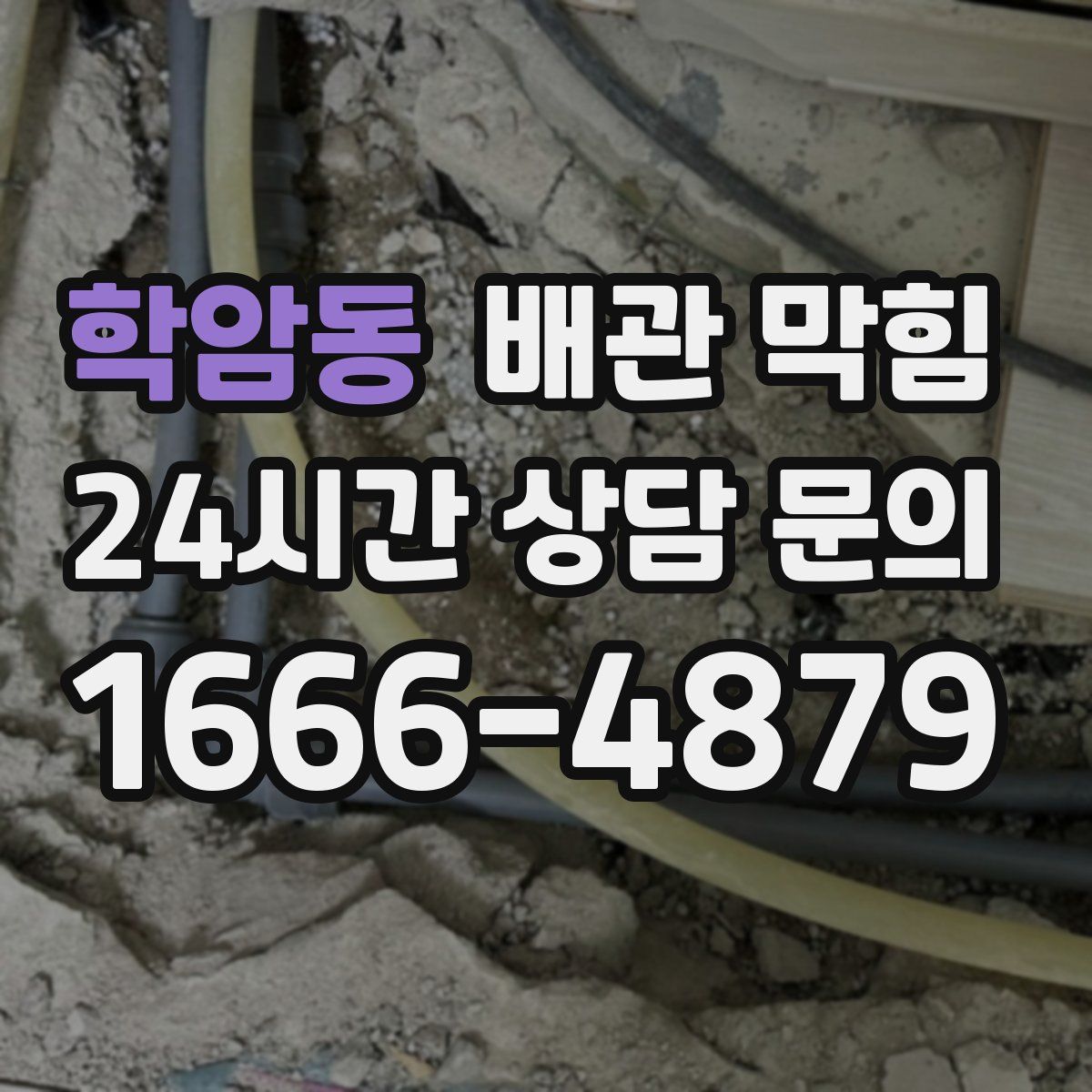 학암동 배관 막힘