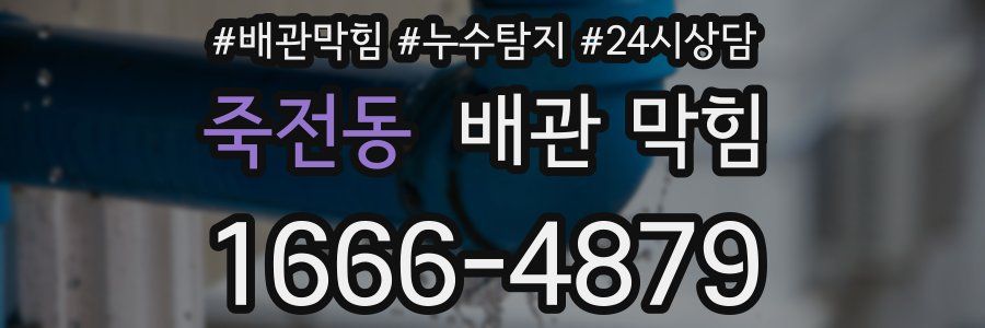 죽전동 배관 막힘
