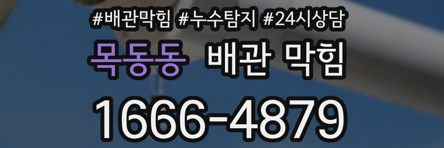 목동동 배관 막힘