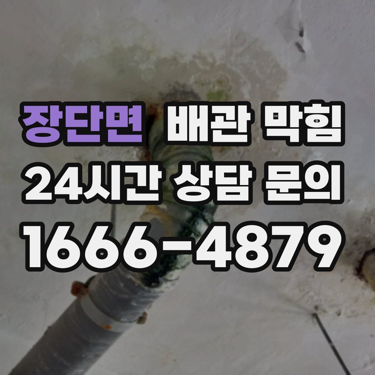 장단면 배관 막힘