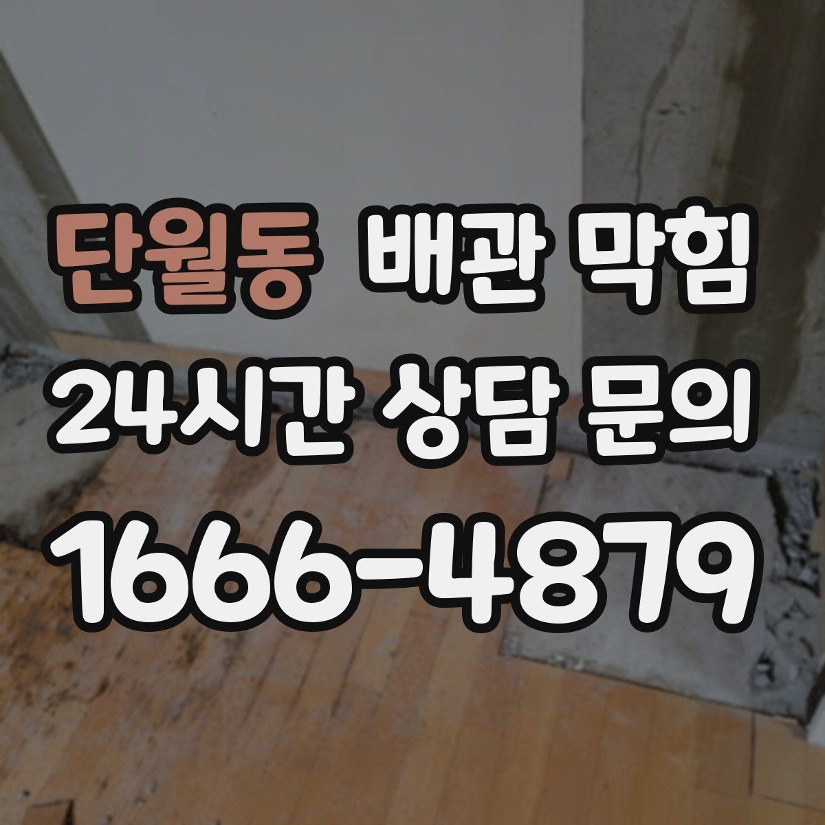 단월동 배관 막힘 바닥 배수구에서 물이 올라오면 위험 신호