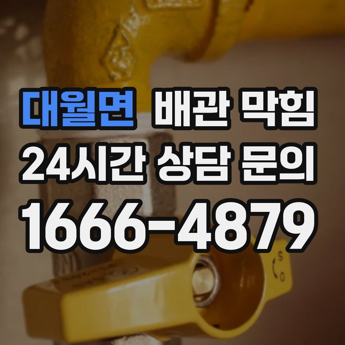 대월면 배관 막힘