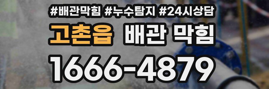 고촌읍 배관 막힘