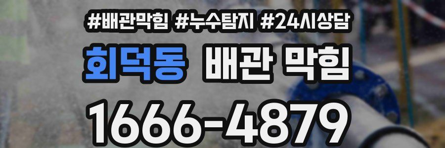 회덕동 배관 막힘