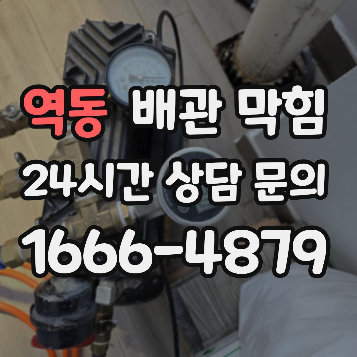 역동 배관 막힘