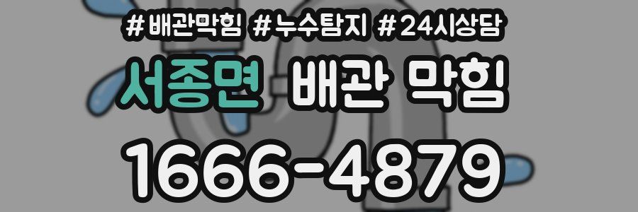 서종면 배관 막힘