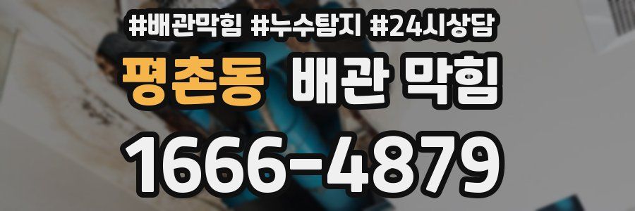 평촌동 배관 막힘