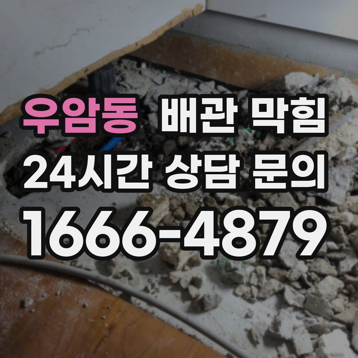 우암동 배관 막힘