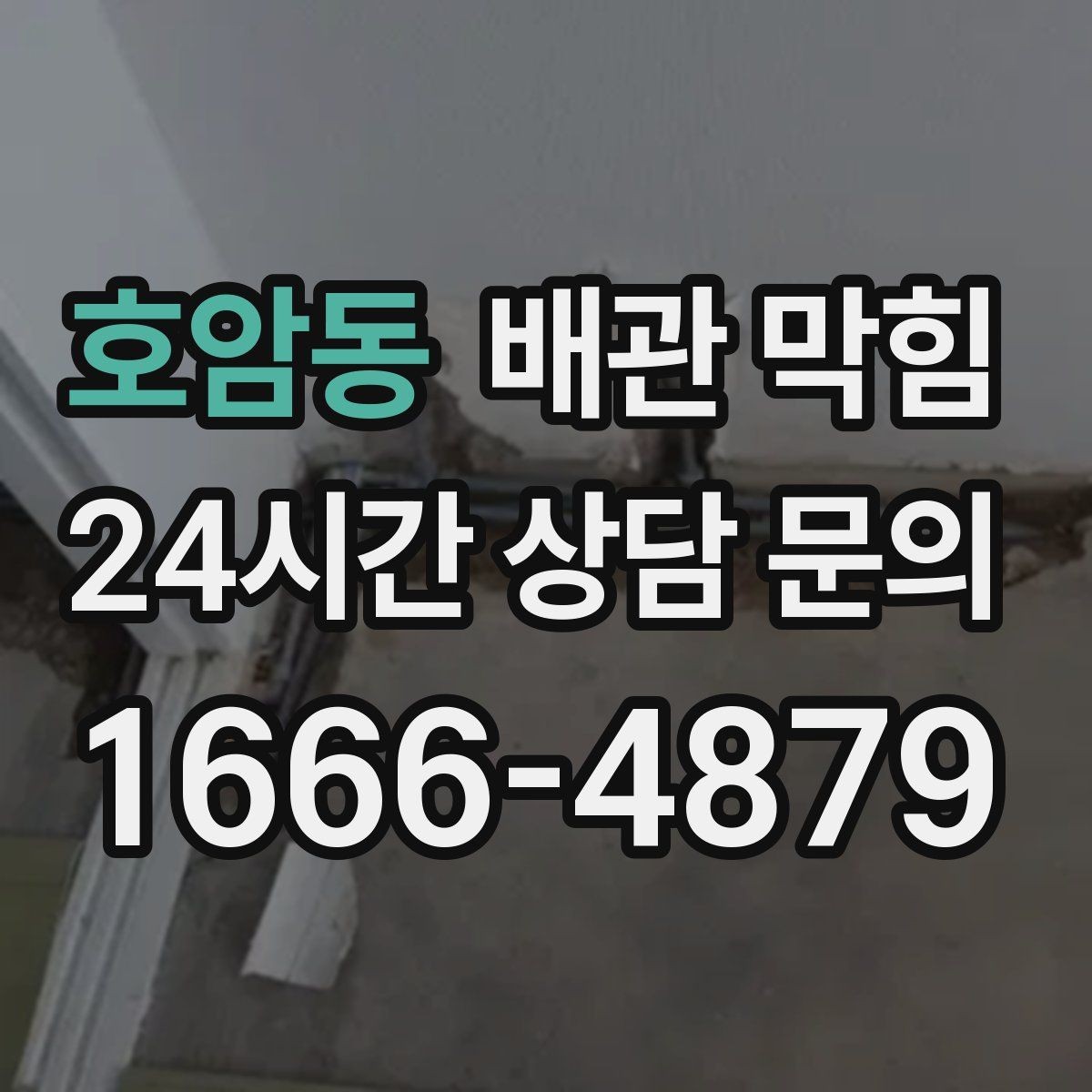 호암동 배관 막힘 트랩 청소만으로 해결되는 간단한 케이스
