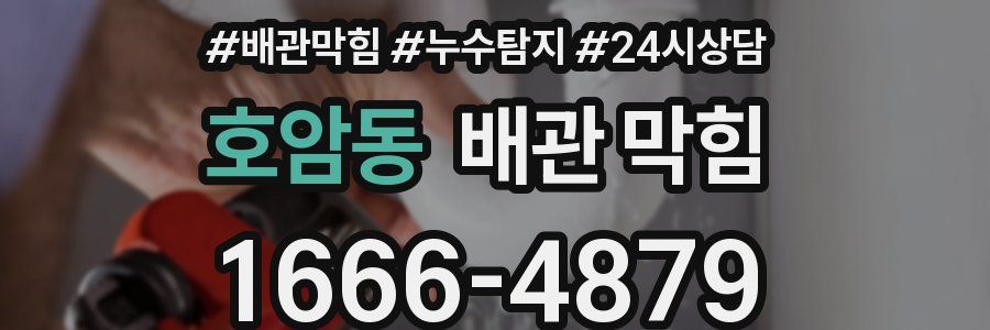 호암동 배관 막힘