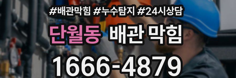 단월동 배관 막힘
