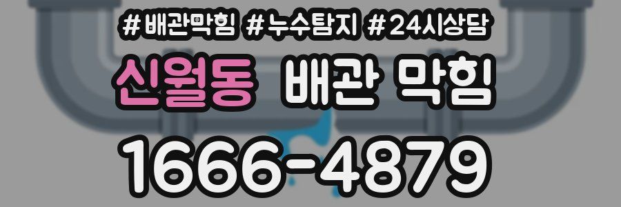 신월동 배관 막힘